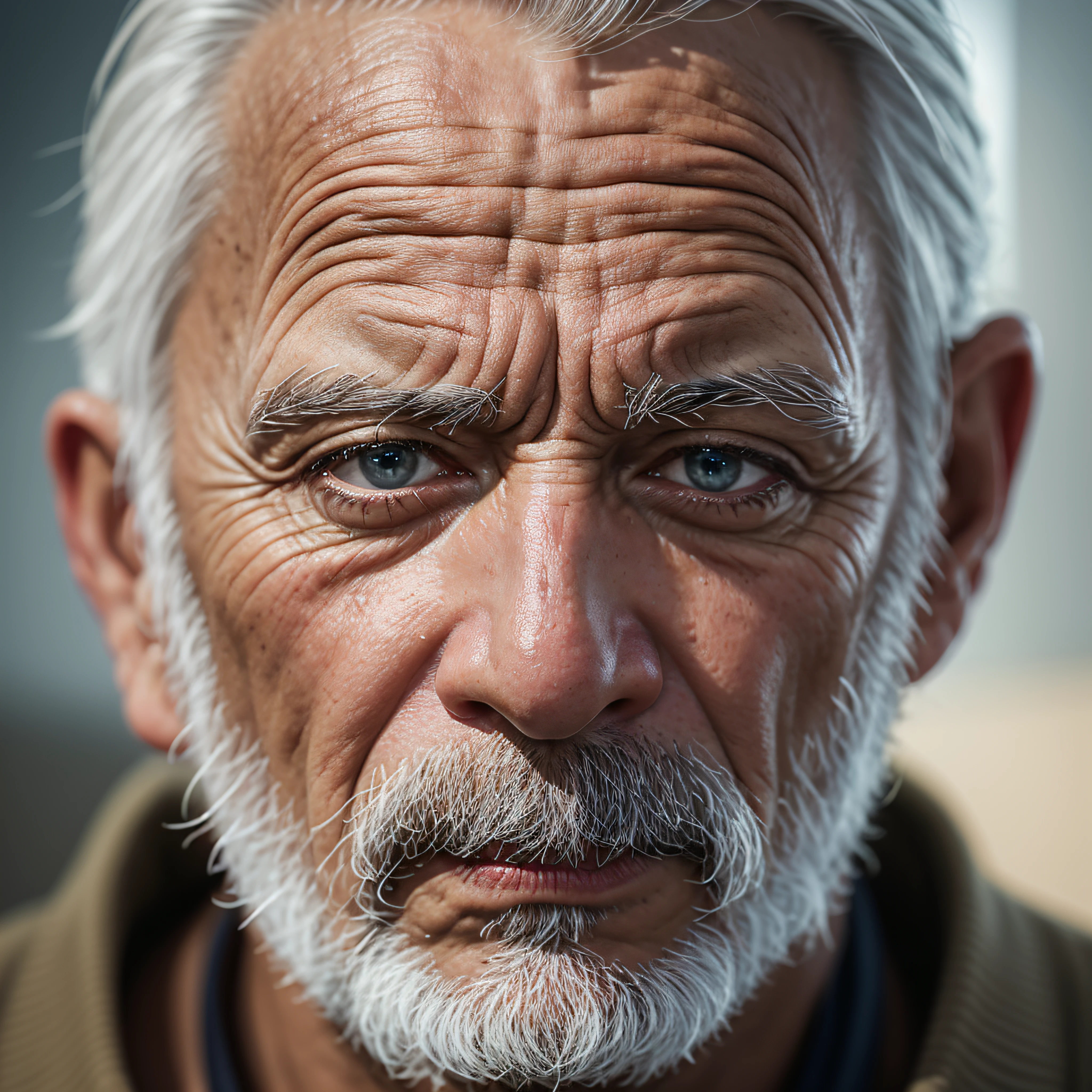 realistic style, masterpiece, best quality, 8k, artstation, sharp focus, ultrarealistic, high details, raw photo of 
blackskinned older man