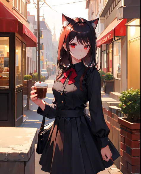 (masterpiece), (best quality), (intricate_details:1.1), (finely detailed:1.4), (distinct_image:1.2), (cafe background), solo gir...