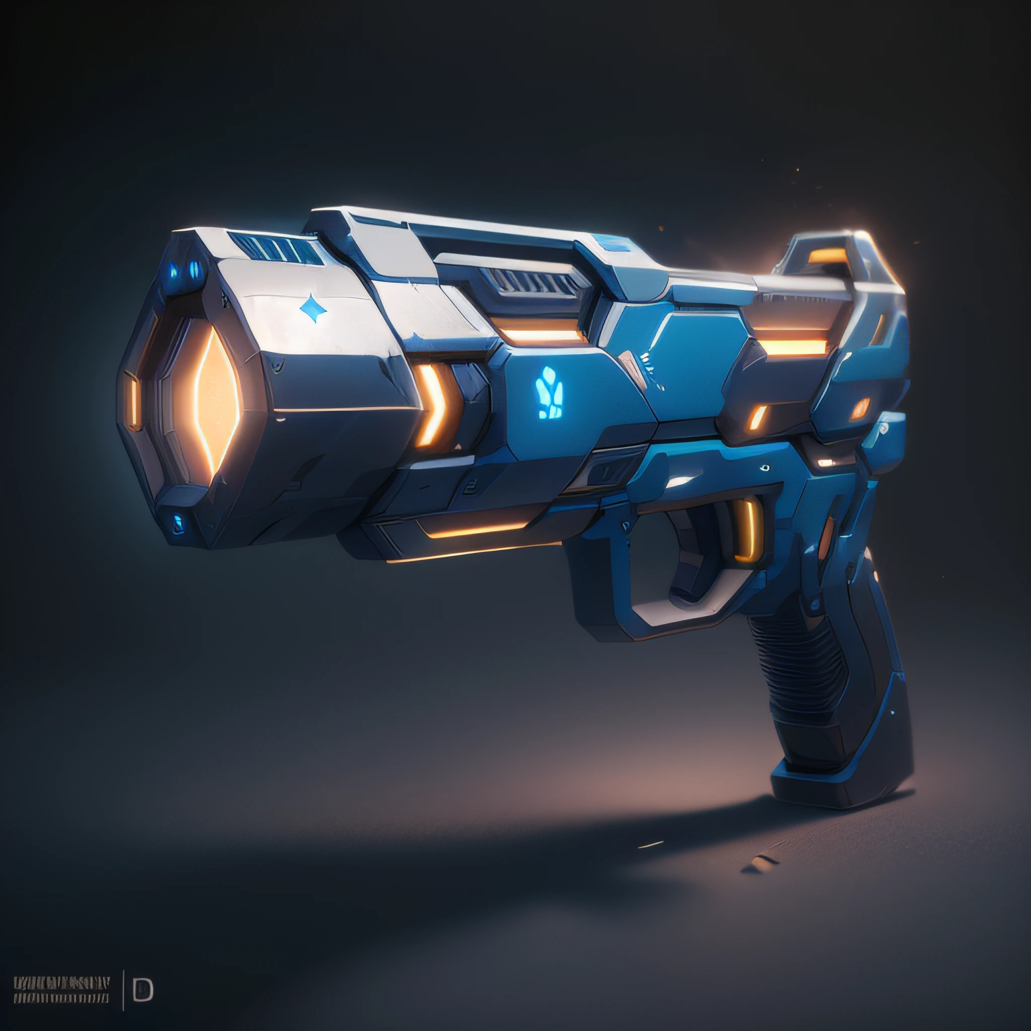 Blue Sci-fi gun,Hand grenade,(masterpiece, top quality, best quality, official art, beautiful and aesthetic:1.2),(8k, best quality, masterpiece:1.2)