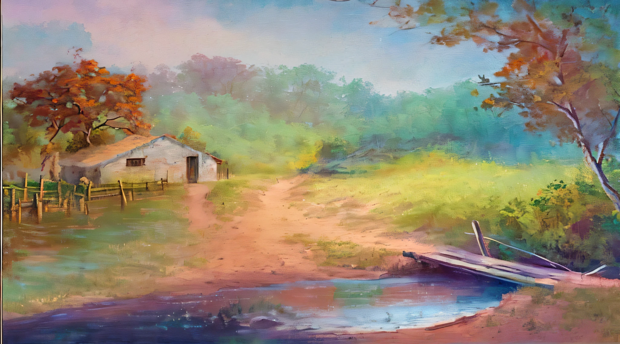 landscape,water,(extremely detailed CG unity 8k wallpaper), most beautiful artwork in the world,professional majestic oil painting,intricate, High Detail, Sharp focus, dramatic, photorealistic painting art