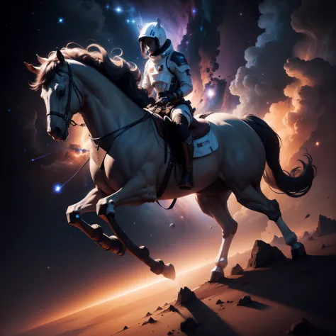 Space Horse, concept art, 4k