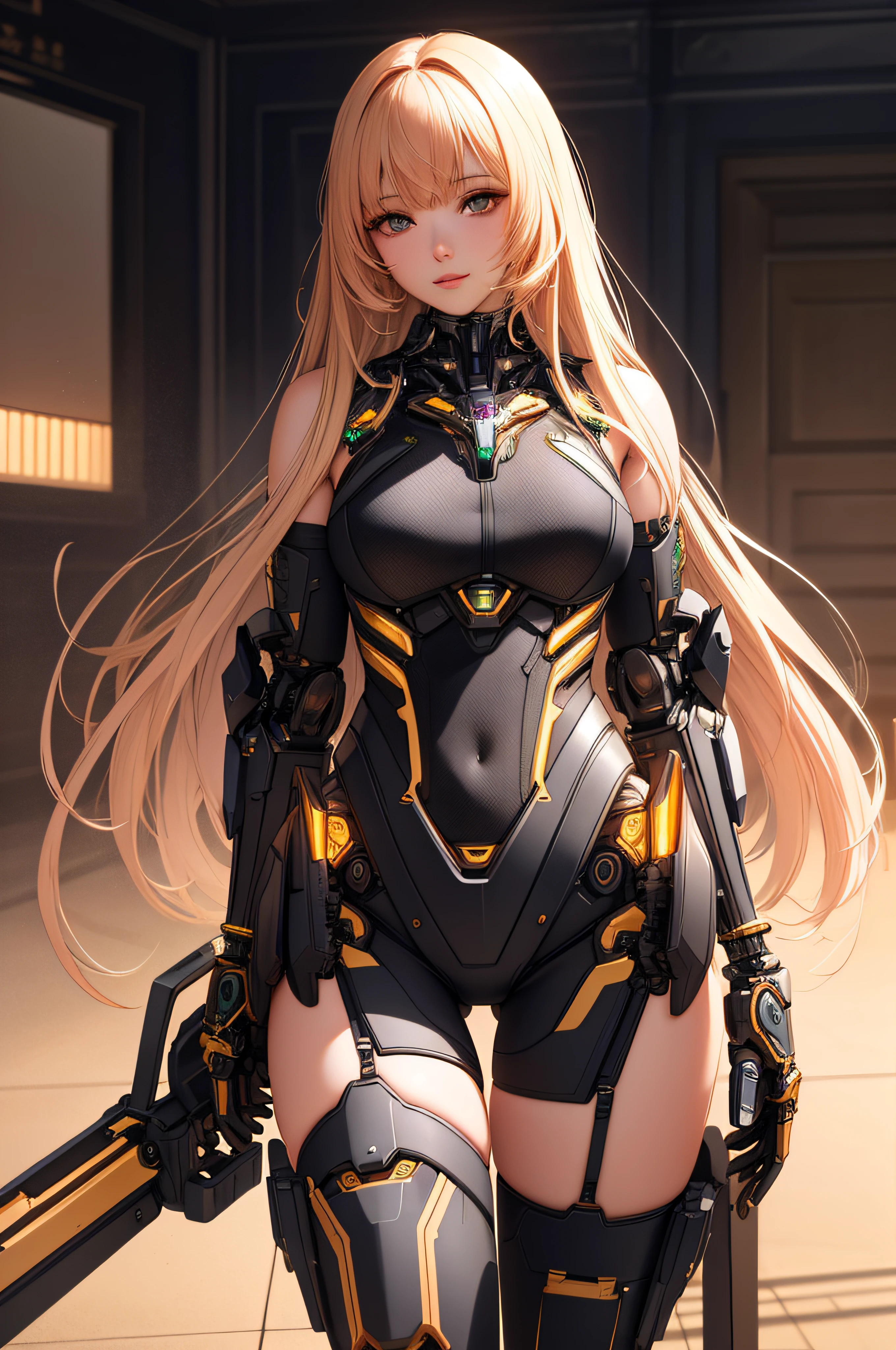 Fine, (Best Illustration), 8k Resolution, Intricate Detail, Best Quality, Realistic, Ultra Detailed, Best Lighting, Best Shadows, Ultra HD, (Bionic Mech), Scorpion Mech, Bishoujo Mech v6