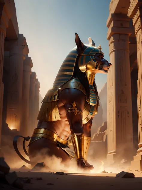 "The majestic downfall of the Egyptian empires, captured in a breathtakingly epic and cinematic style."