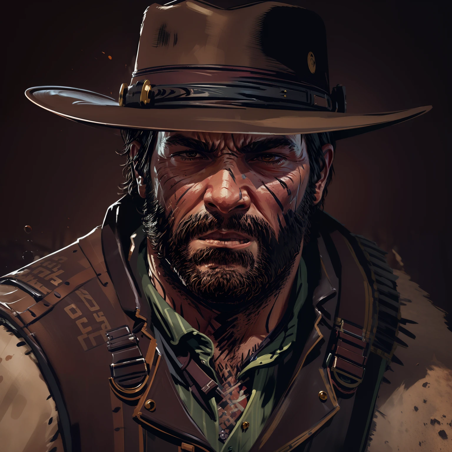 Arthur Morgan 4k 超现实主义