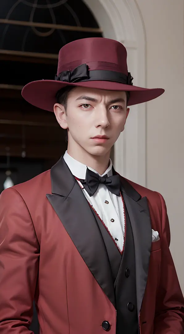 "A dapper gentleman dressed in exquisite attire from the 1900s Vampire."