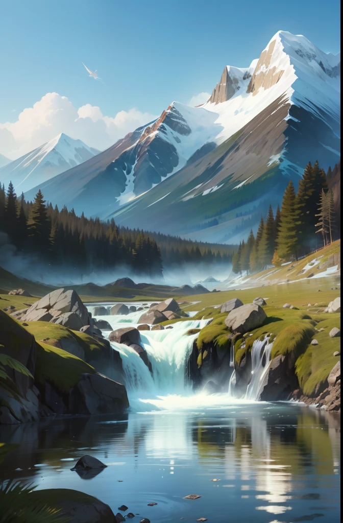 agua de montaña