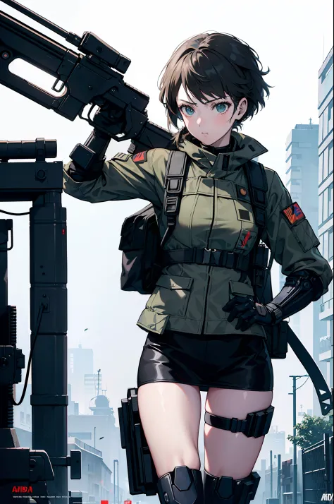 a drawing of a girl with a gun and a backpack, metal gear solid concept art, metal gear solid art style, metal gear solid style, from metal gear, metal gear style, metal gear solid anime cyberpunk, mechanized soldier girl, ghost in the shell style, ghost i...