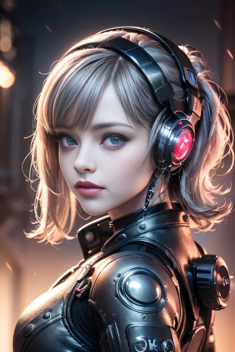 (top-quality,8K,32K,​masterpiece,UHD:1.3),ultra high res,(Photorealsitic:1.4),RAW photo, cyber punk girl, A detailed cute face, ...