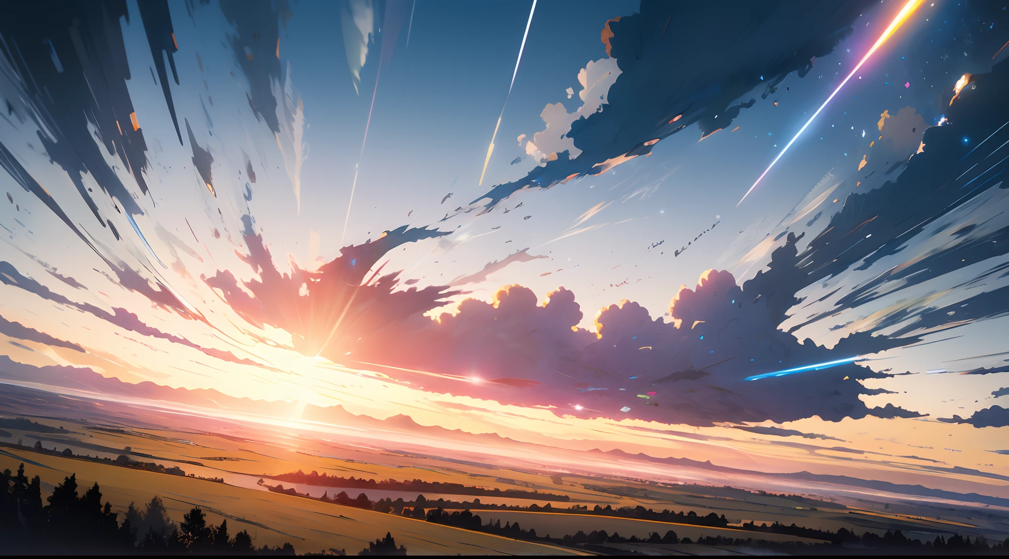 The vast sky, the beautiful horizon, the great pastures, the extremely tense and dramatic images, the moving visual effects, the suspended Polaris and the colorful natural light.