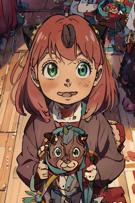 little girl Reiko , happiness , inspiration from anime: A 5,000-year-old herbivorous dragon is being unjustly evil
