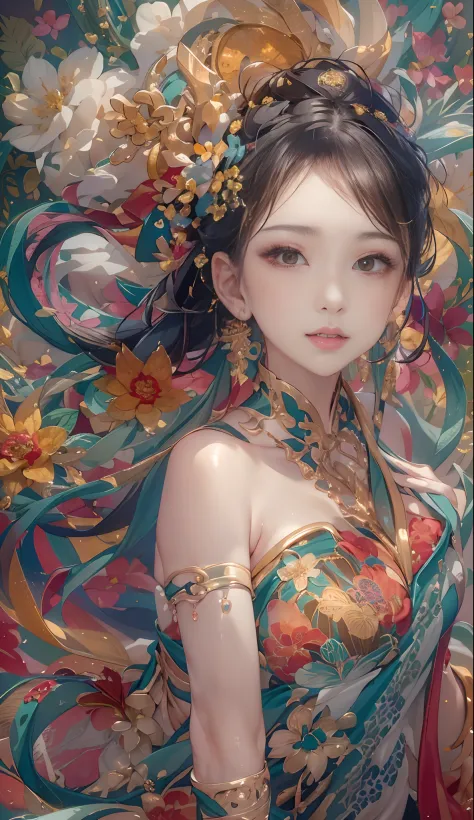 (masterpiece, top quality, best quality, official art, beautiful and aesthetic:1.2), (1girl:1.3), extremely detailed,(fractal ar...