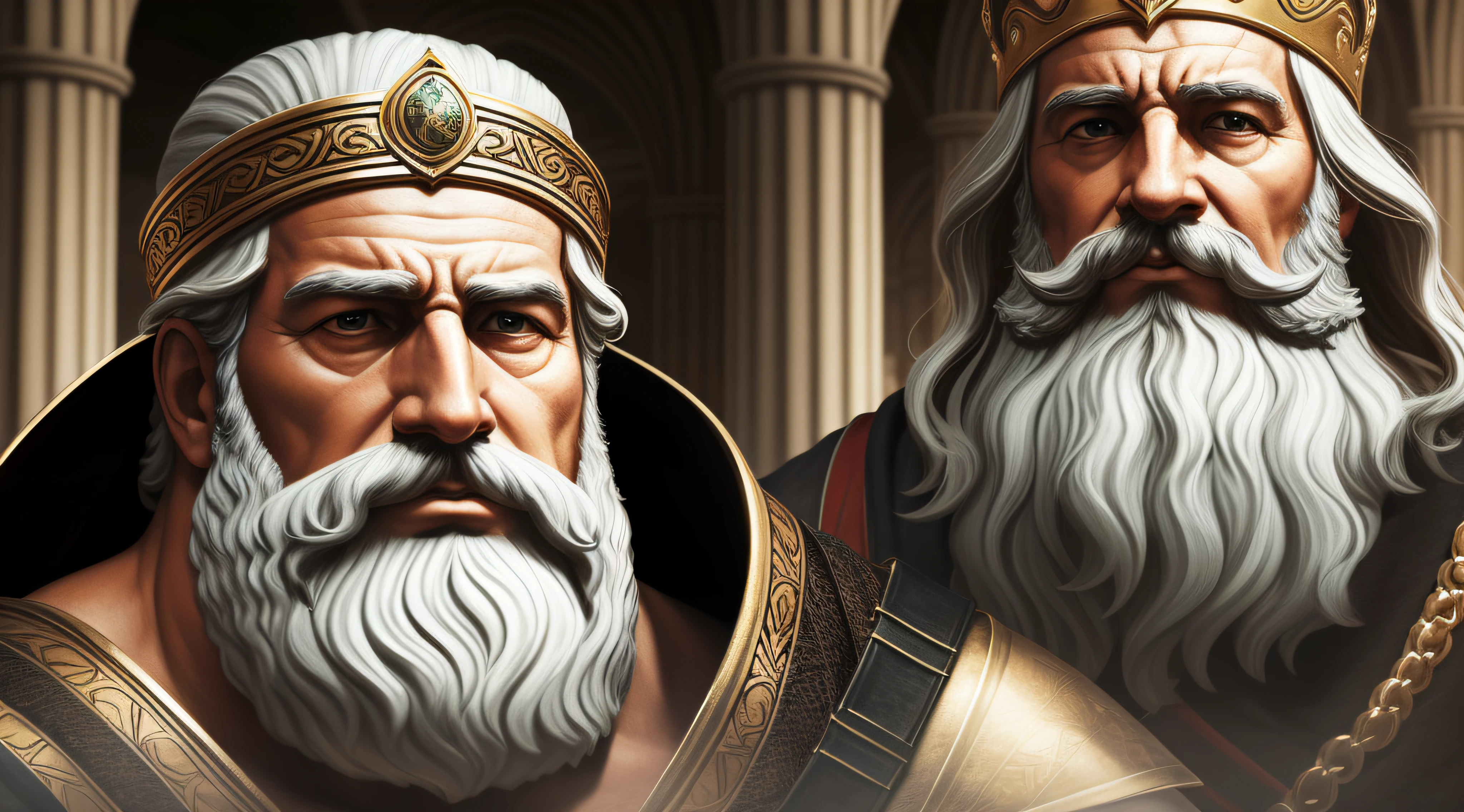 Abrahán, Un héroe con un ejército fuerte., frente a cuatro grandes reyes, Realista, 8K