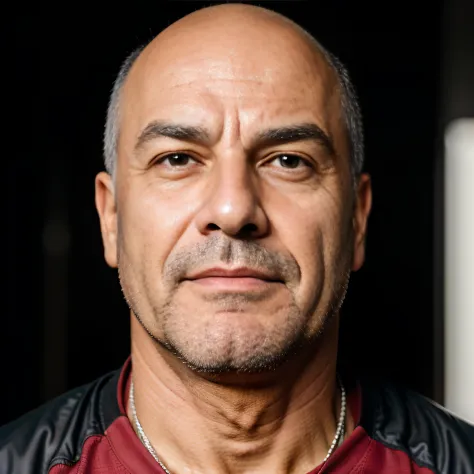 Jorge Sampaoli, Argentino, Treinador de futebol flamengo  (1 homem meia idade), (Xerife), (robusto), linguado, (55 anos), careca...