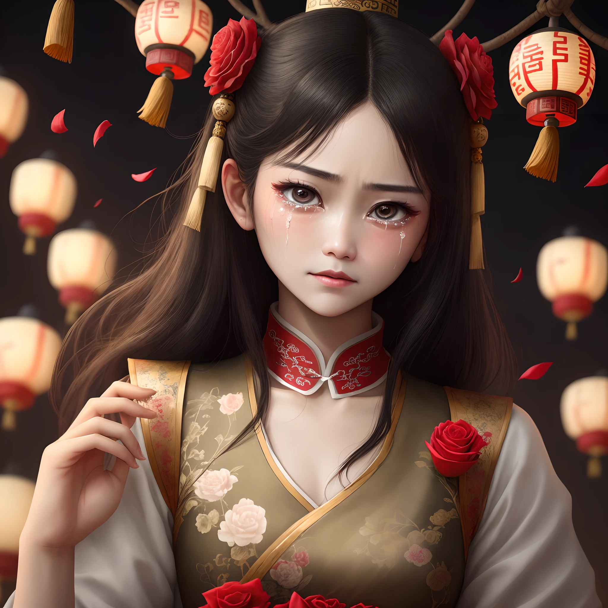 Chinese Style Traditional Costume Beauty Holding Plum Fan Picture And HD  Photos | Free Download On Lovepik