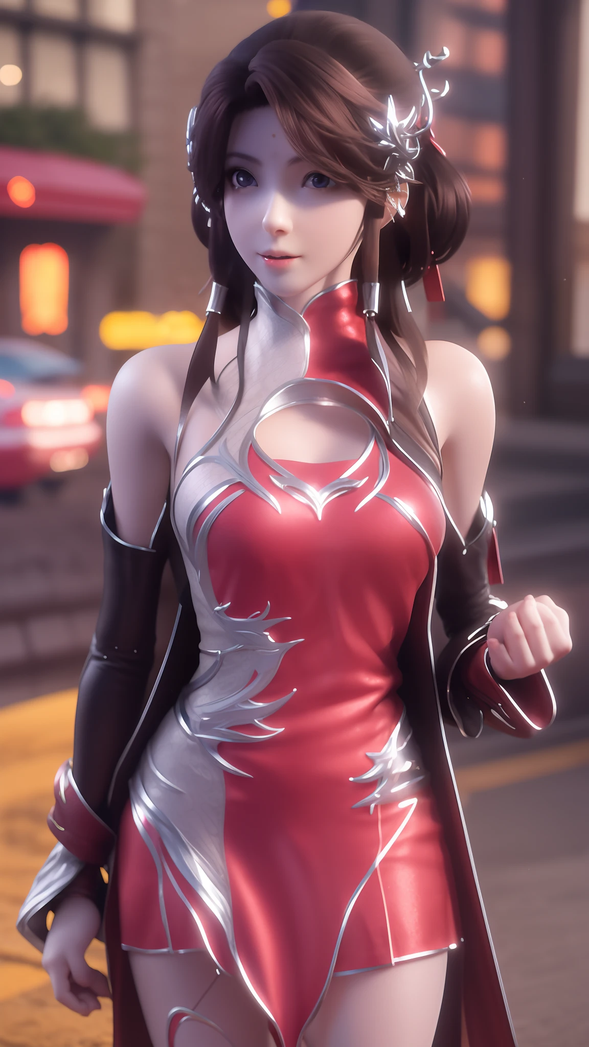 Anime - imagem de estilo de uma mulher em uma saia curta e jaqueta, arte cg de anime suave, feito com estúdio de pintor de anime, estilo anime 3 d realista, renderização fotorrealista de garota anime, Desenhado no Anime Painter Studio, anime fotorrealista, estilo anime 3d, anime 3d realista, maya fey de ás advogado, makoto shinkai. alto detalhe, estilo de realismo de anime