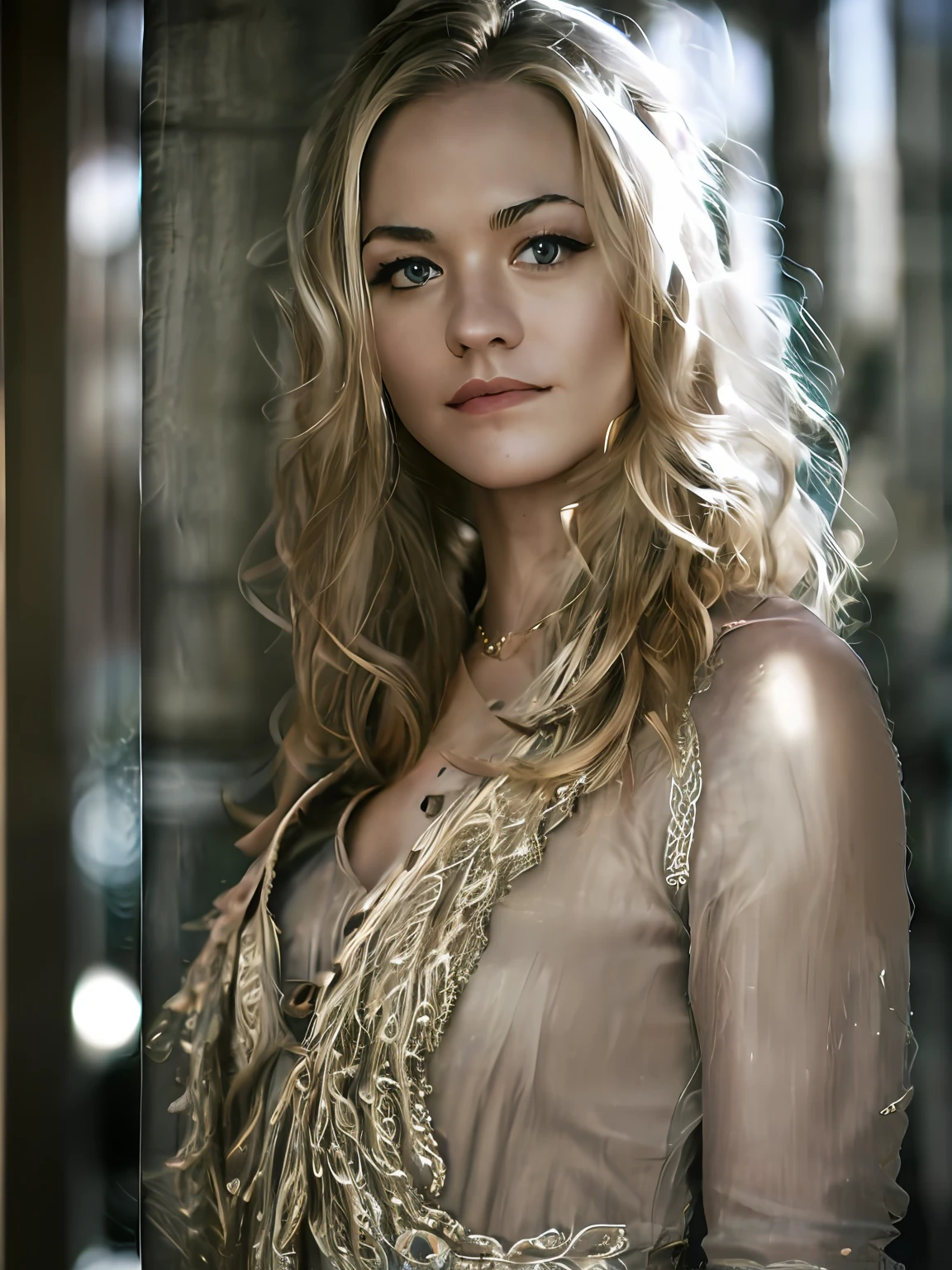 ((realism)), extremely high quality RAW photograph, detailed background, intricate, Exquisite details and textures, highly detailed, Photo of (Yvonne Strahovski), sultry, Looking behind the camera, ultra detailed photograph, warm lighting, artstation, 4k, sharp focus, high resolution, detailed skin, detailed eyes, 8k uhd, dslr, low harsh lighting, high quality, film grain, Fujifilm XT3,