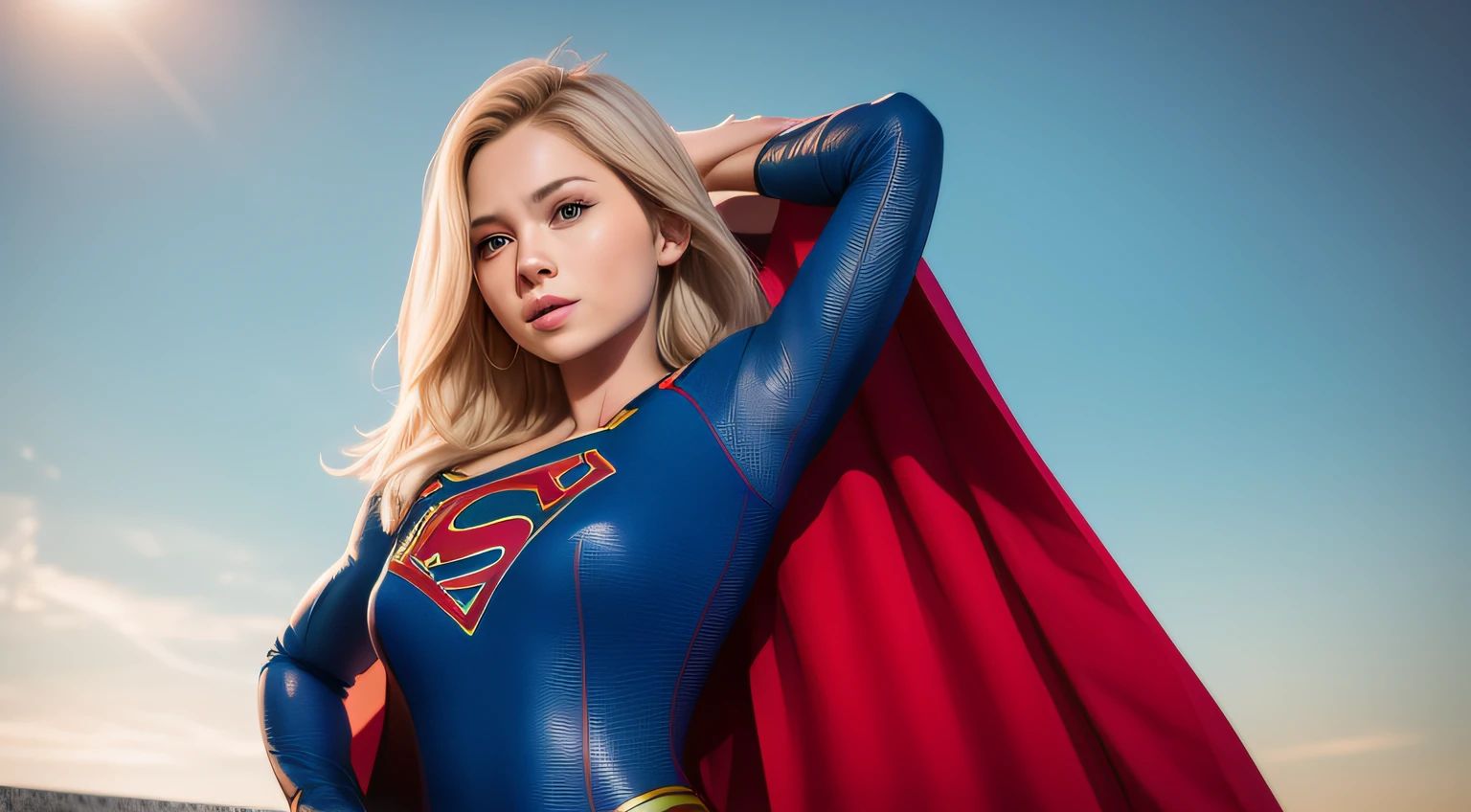 Sexy Supergirl before the Big Bang