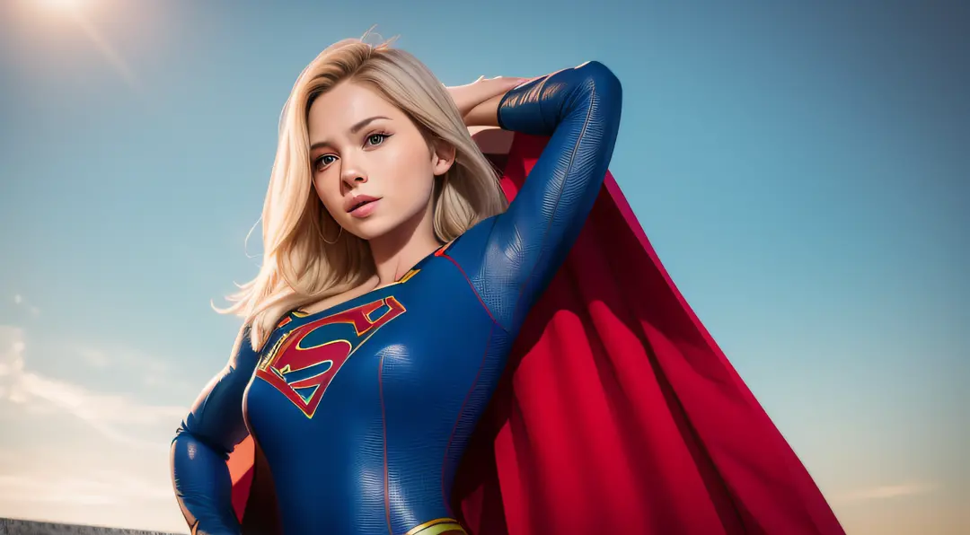 Sexy Supergirl before the Big Bang