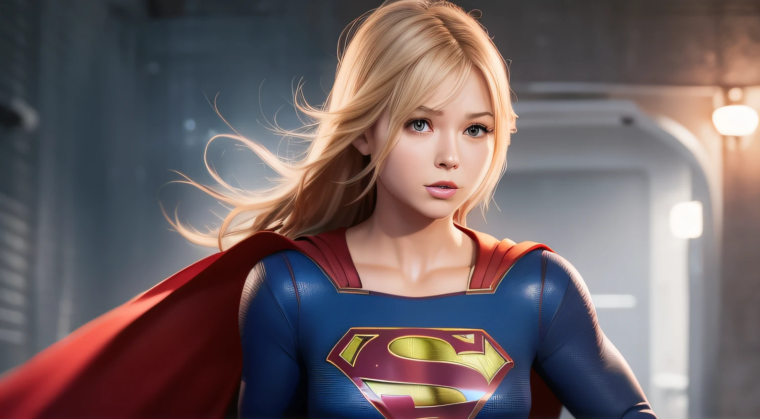 Sexy Supergirl before the Big Bang