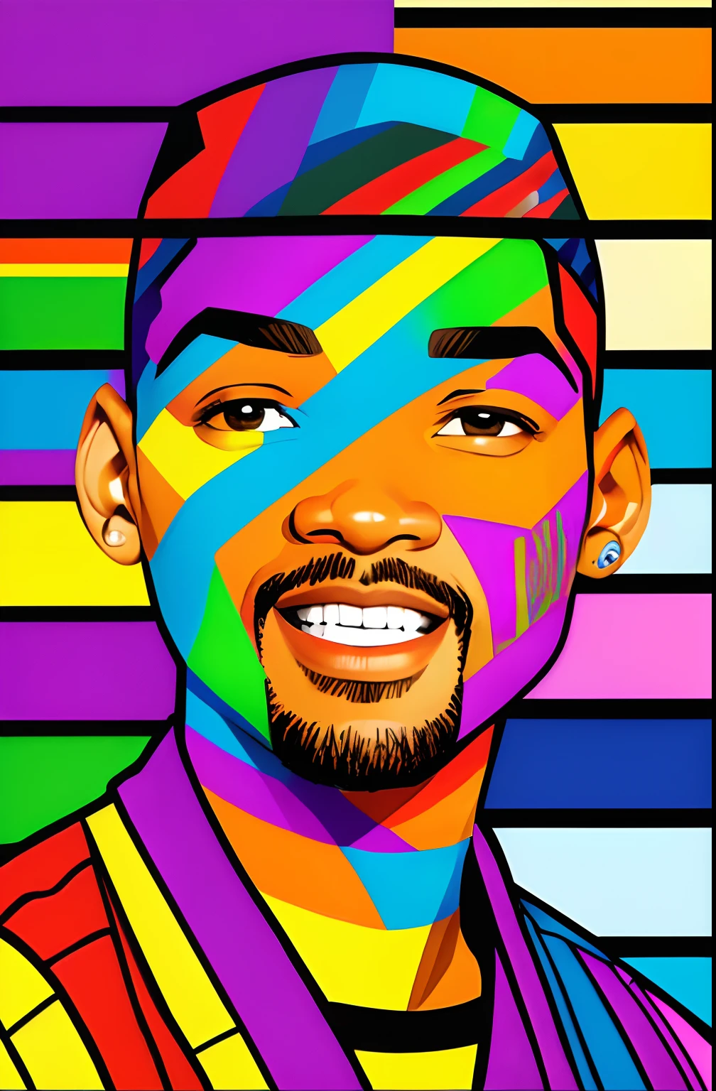 (Will Smith smile, Eduardo Kobra ,Romero Brito,The Filling Twins ...