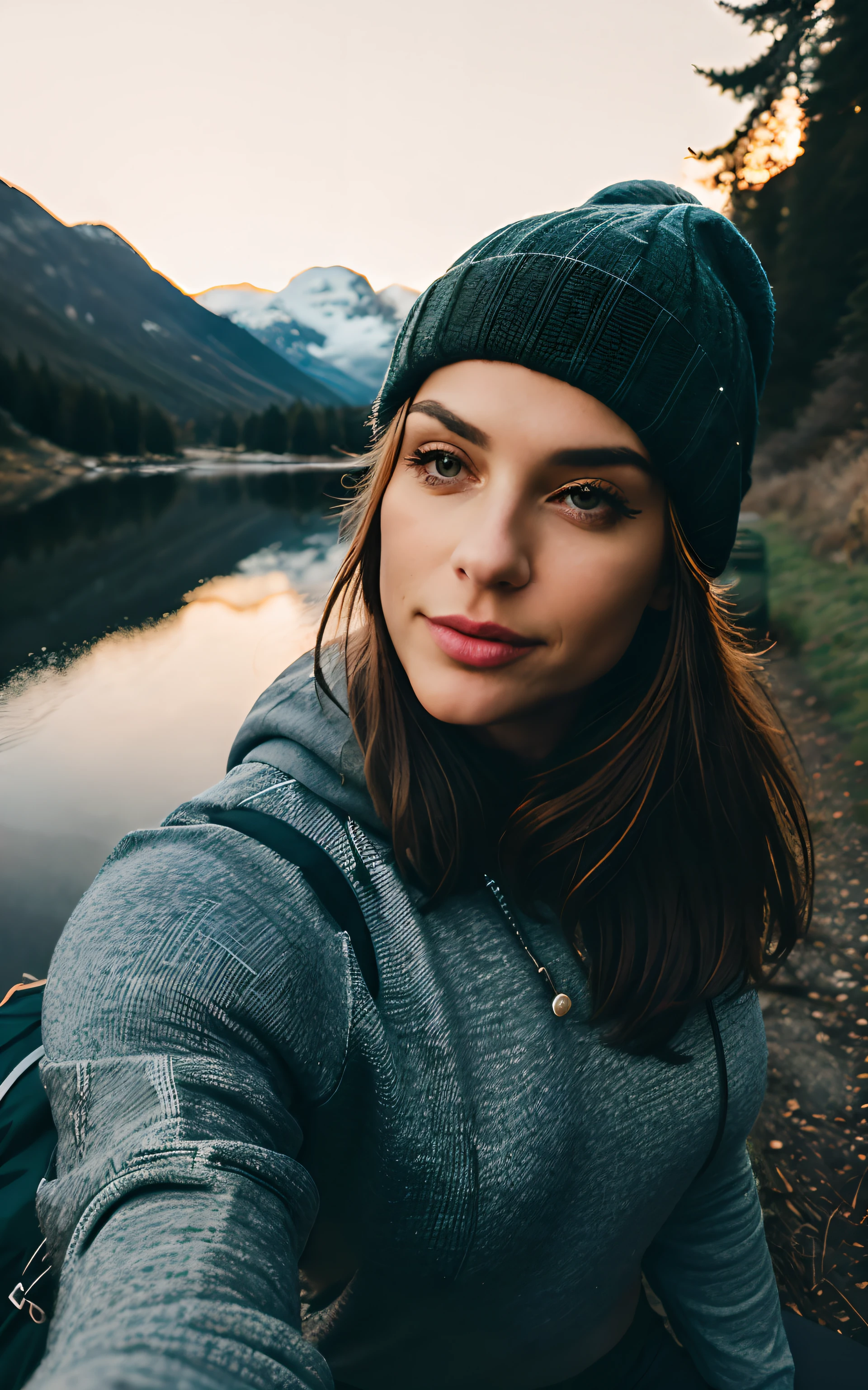  1 woman ((upper body selfie, h - SeaArt AI
