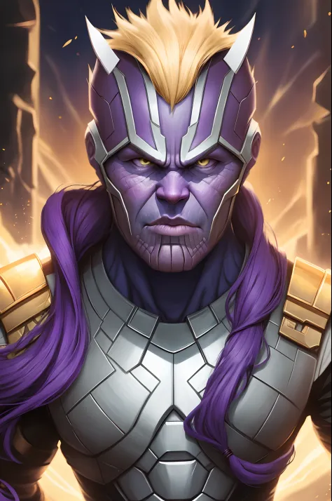 Thanos as anime