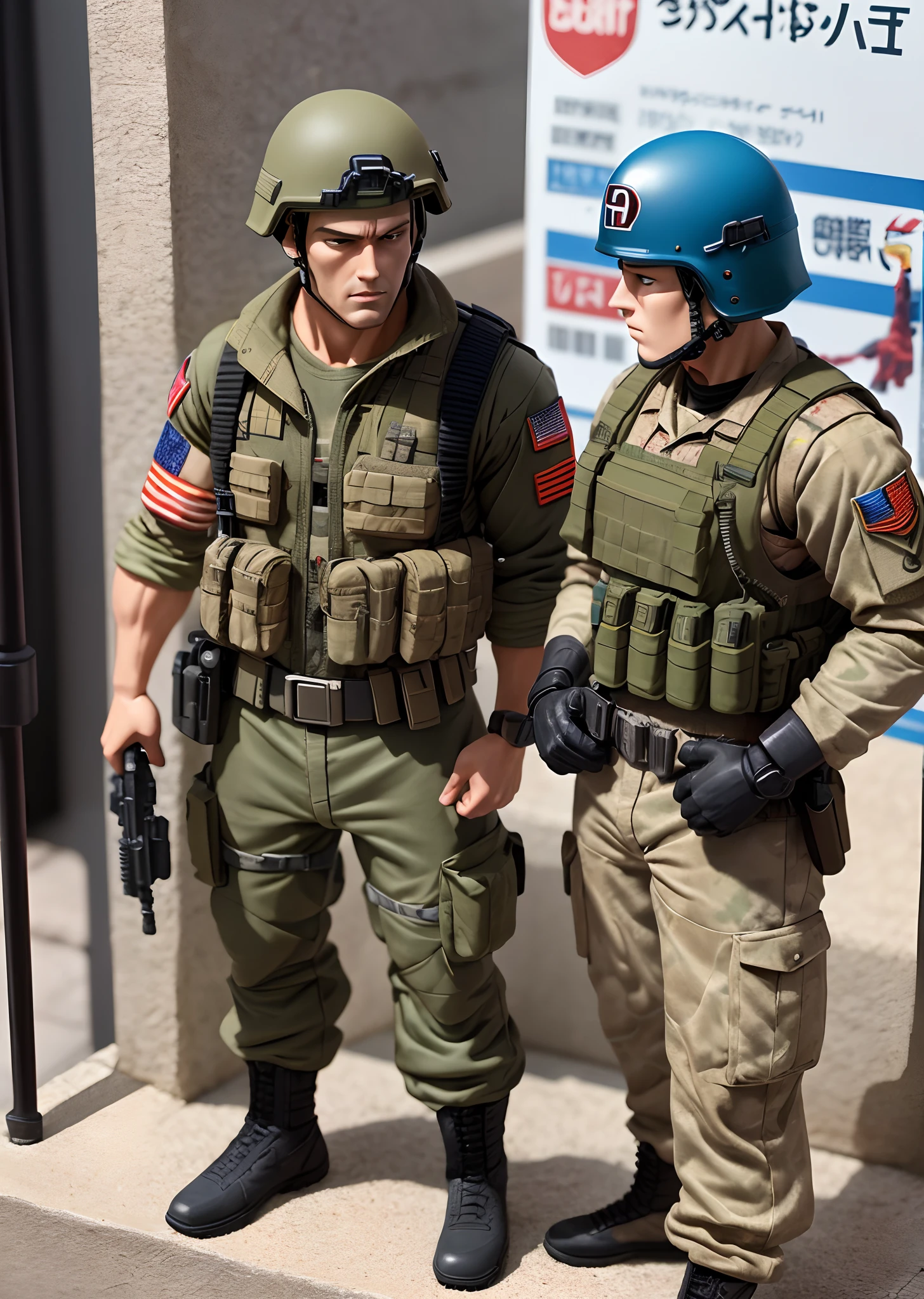 GRAMO.yo joe、figuras militares、Frío、Figuras de acción