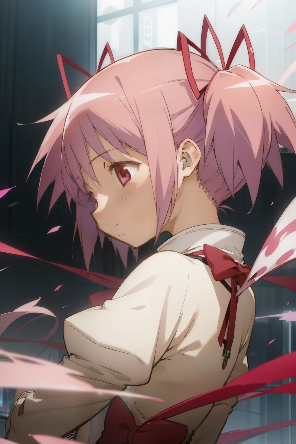 madoka(Madoka Magica)、1girl, ​masterpiece、top-quality、A sexy、