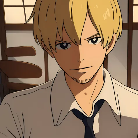 ((best quality)), ((masterpiece)), ((detailed background)), ((high quality illustration)), 1boy, wanostyle, sanji, blonde hair, ...