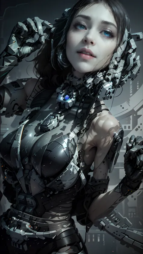 ((Best quality)), ((masterpiece)), (detailed:1.4), 3D, an image of a beautiful cyberpunk female,HDR (High Dynamic Range),Ray Tra...