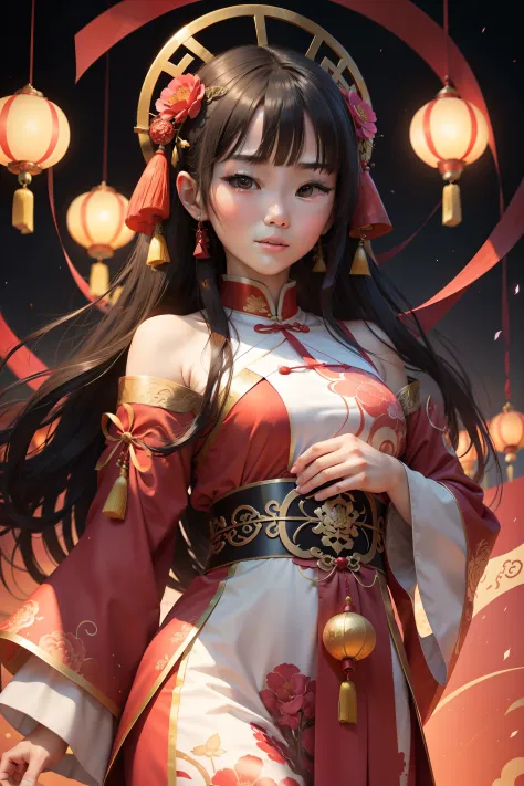 Trouble help me design a poster，The theme is about the traditional Chinese Qixi Festival，The size is 800mm*600mm,Traditional shades are available，It has the style of ancient Chinese mythology，The colors are more vivid and full，There can be beautiful men an...