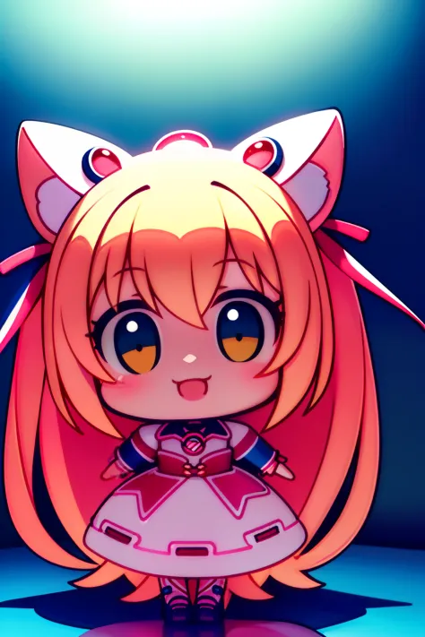 ((best quality)), ((masterpiece)),1 girl， animemanga girl，adolable，ssmile，energetic，cat ears