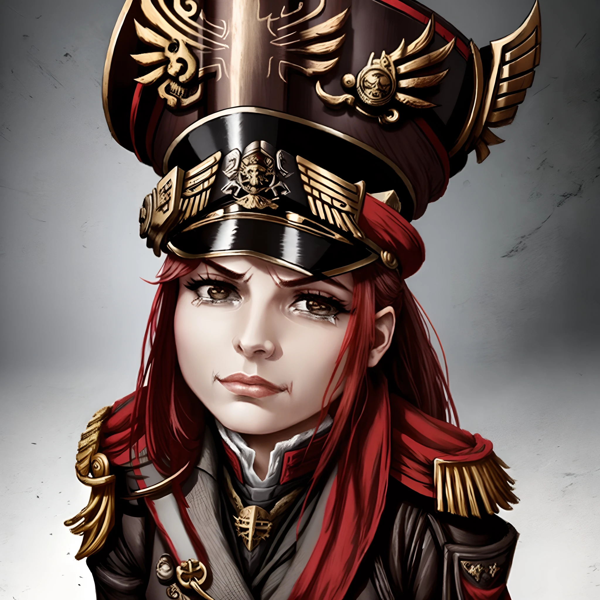 comissário warhammer 40k, mulher,