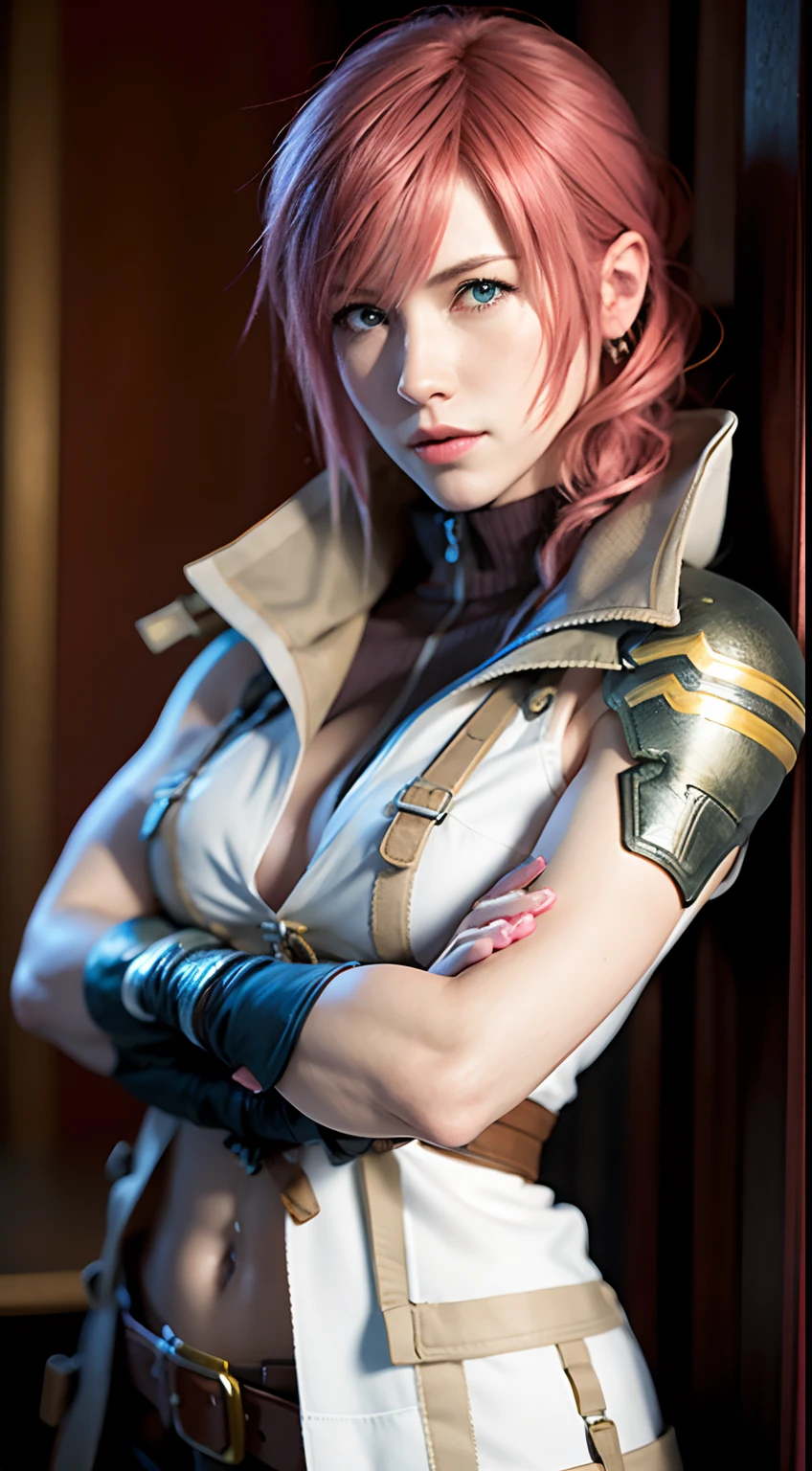 Claire Farron with her arms crossed