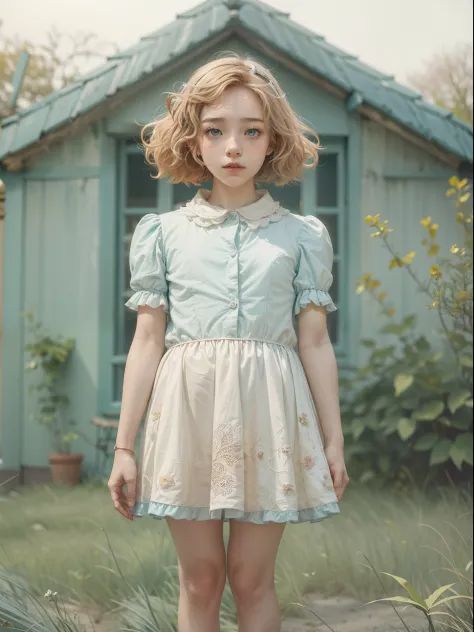 girl with(solo)、Photo、Fantastical、(Loretta Lux:1.3)、PastelColors:0.6、hitornfreckles、surrealism:1.1、highcontrast、ultra-detaillier...