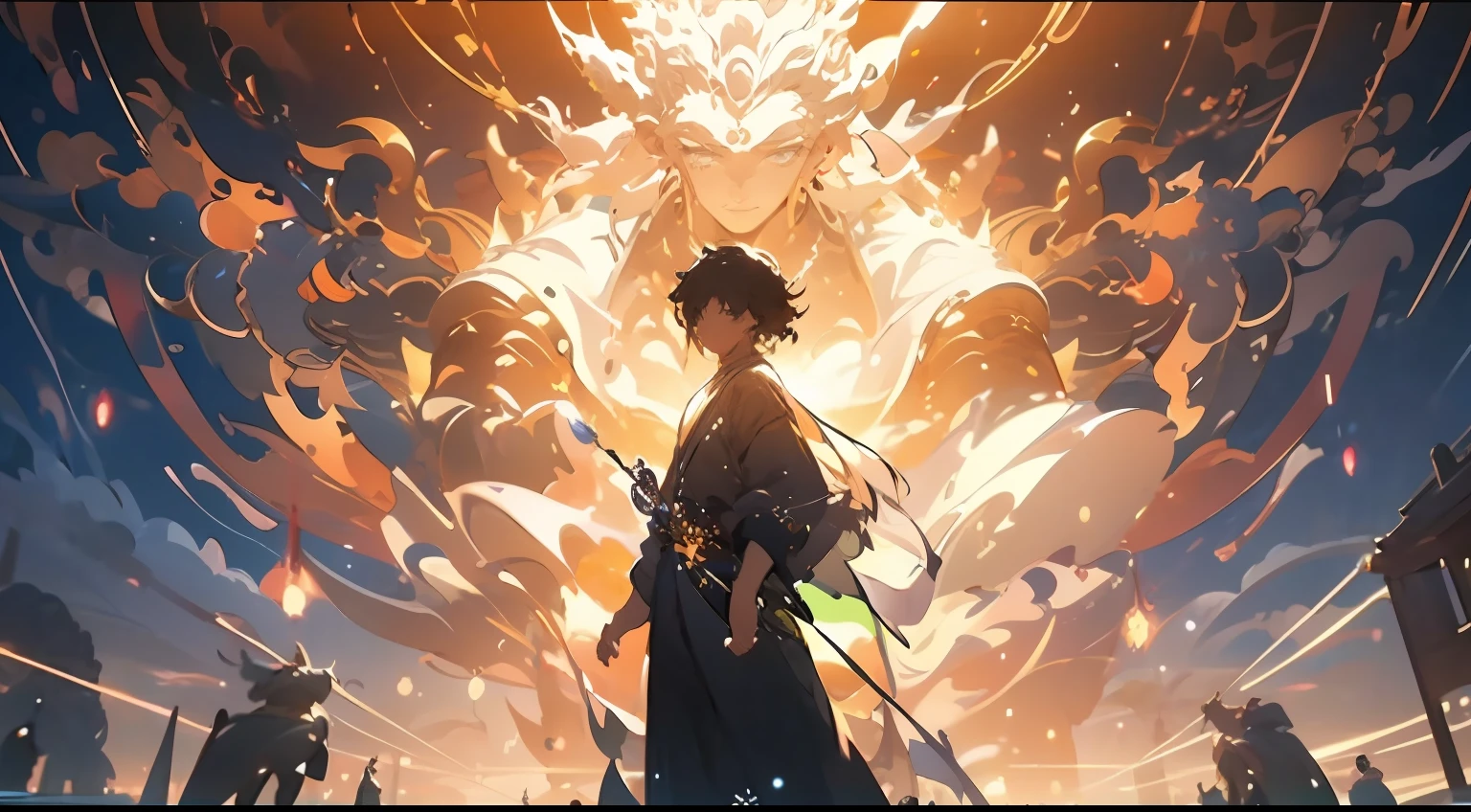 Anime girl standing in front of a dragon fighting with dragon, sky back, memory trapped in time and space species, infinite space background, ((Makoto Shinkai)), brave and evil dragon, evil dragon spouting dragon breath, Shakespeare's romance, ethereal, anime art wallpaper 8K, anime art wallpaper 8K, anime art wallpaper 8K, time fragments, ethereal anime, 8k anime wallpaper, beautiful fantasy anime, anime art wallpaper 8k, 8K manga wallpaper, anime art wallpaper, 8k anime art wallpaper 8K, anime fantasy illustration, anime fantasy artwork, beautiful anime artwork, anime epic artwork anime fantasy artwork, beautiful anime artwork, anime epic artwork, official art, Unity 8k wallpaper, super detailed, beautiful and beautiful, Obra-prima, best quality, (dynamic angle: 1.4), romantic depth of field exotic_Dance,,PerfectNwsjMajic,(Obra-prima, top quality, best quality, official art, Beauty and aesthetics: 1.2), extreme detail, colorful, highest detail, Obra-prima, best quality t, reality,