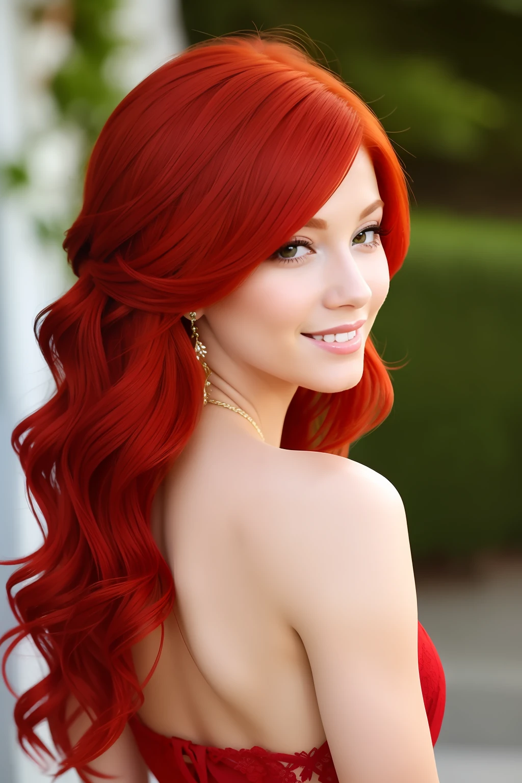 red hair