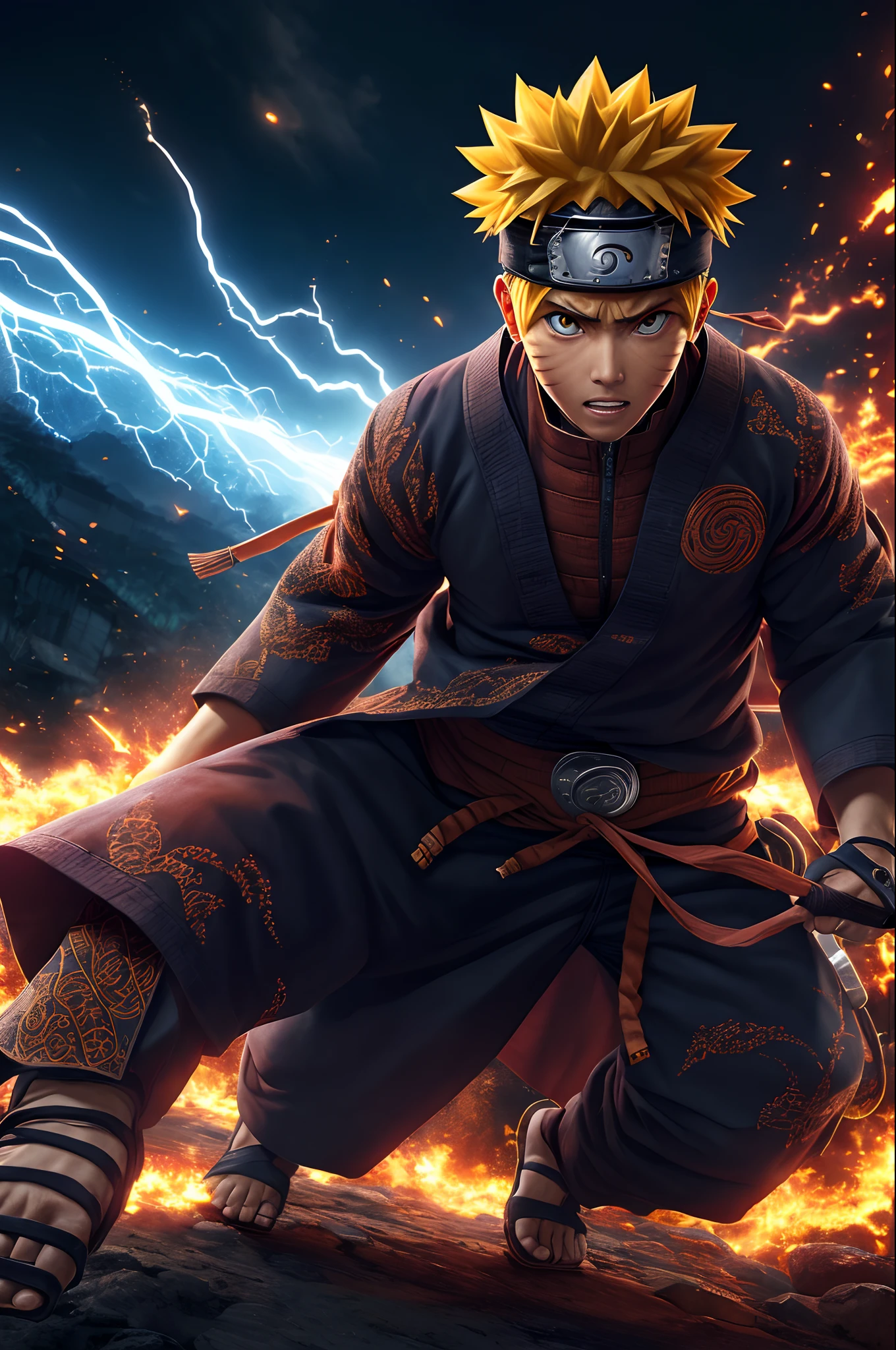 Naruto the last ninja - SeaArt AI