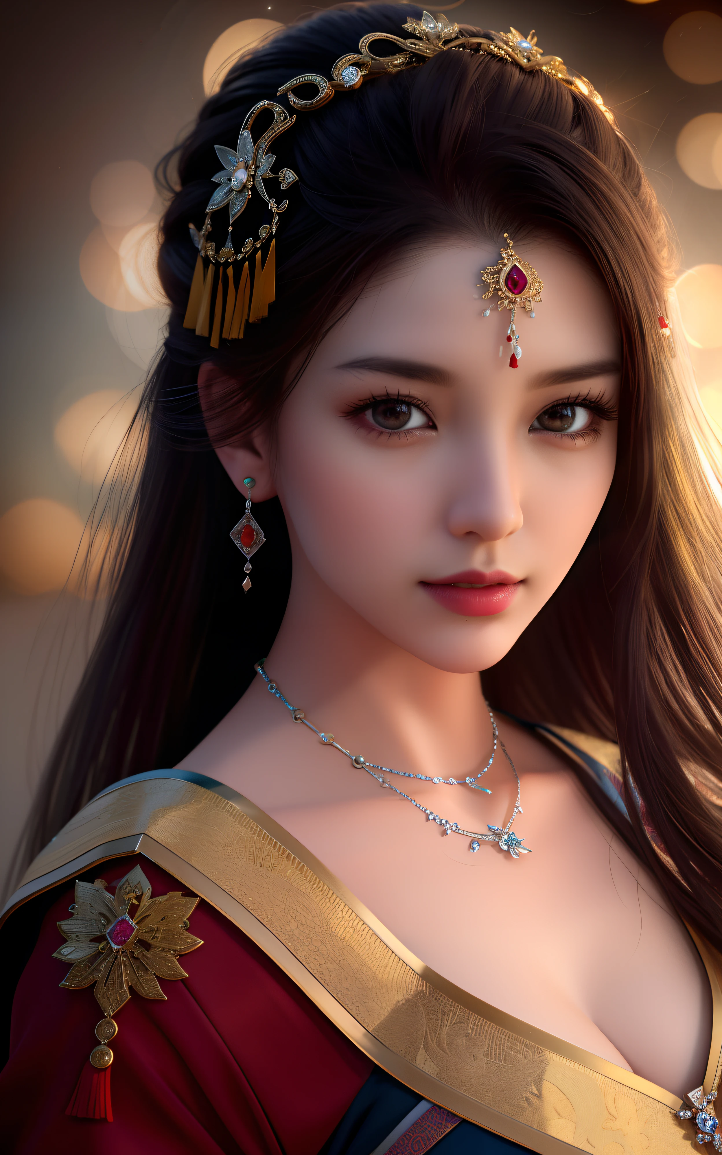 best quality, masterpiece, highres, 1girl,china dress,hair ornament,necklace, jewelry,Beautiful face,upon_body, tyndall effect,photorealistic, beside river, rim lighting, two tone lighting,(high detailed skin:1.2), 8k uhd, dslr, soft lighting, high quality, volumetric lighting, candid, Photograph, high resolution, 4k, 8k, Bokeh