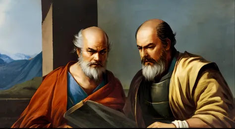 socrates debating with plato