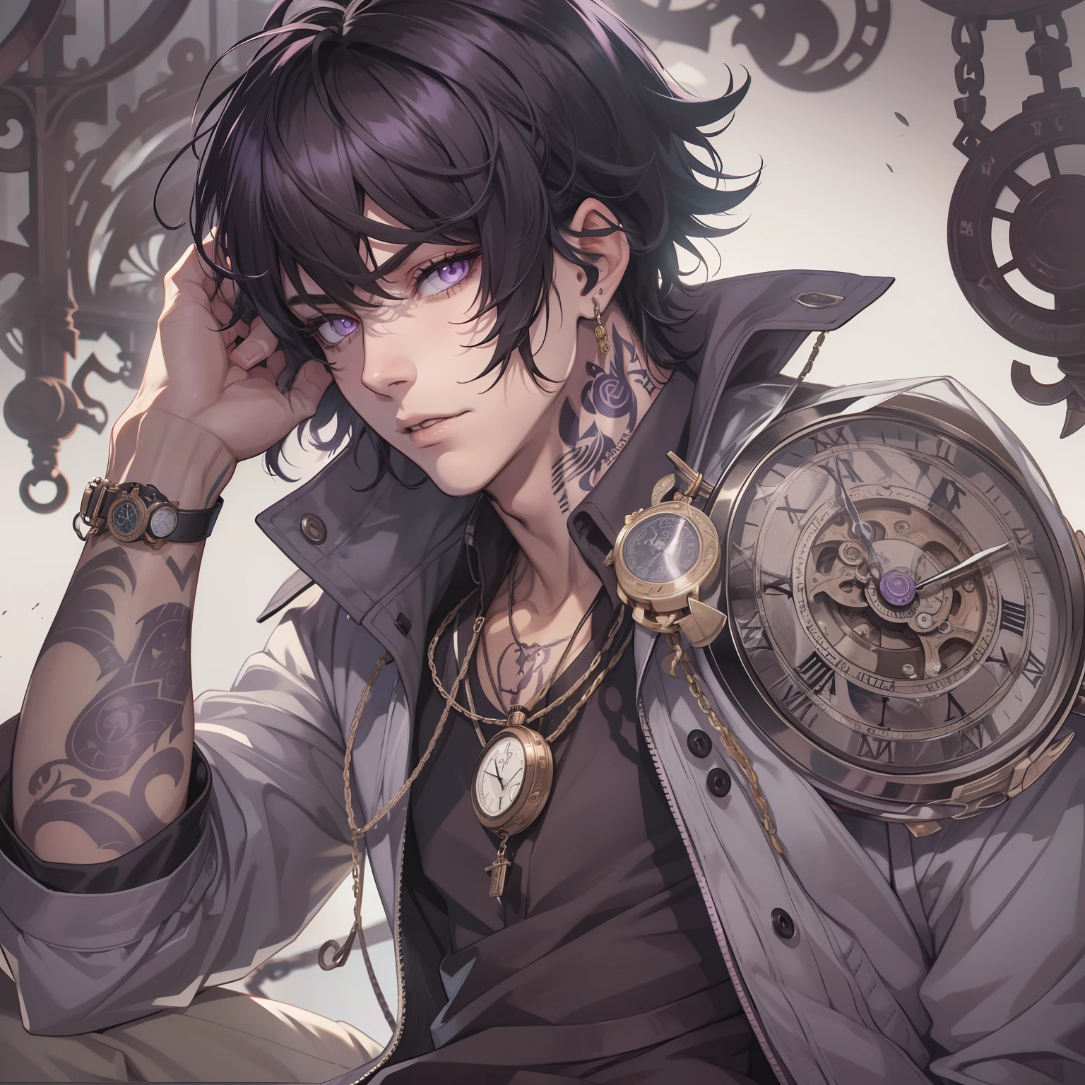 I asked an A.I to Draw Klein Moretti in a “Steampunk Style” and