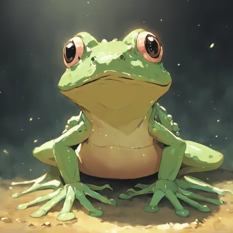 Ultra realistic frog sitting at a pond - SeaArt AI