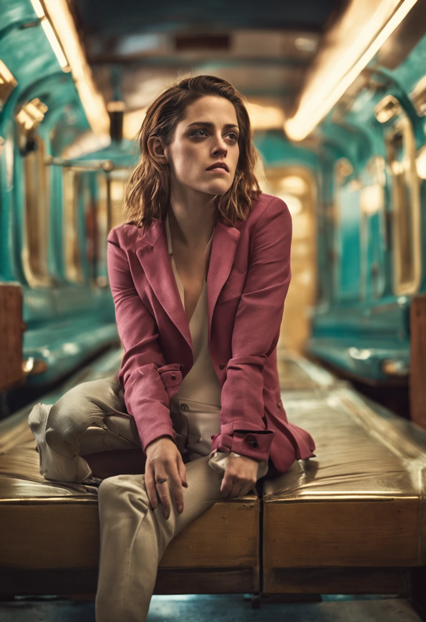 kristen stewart sentada