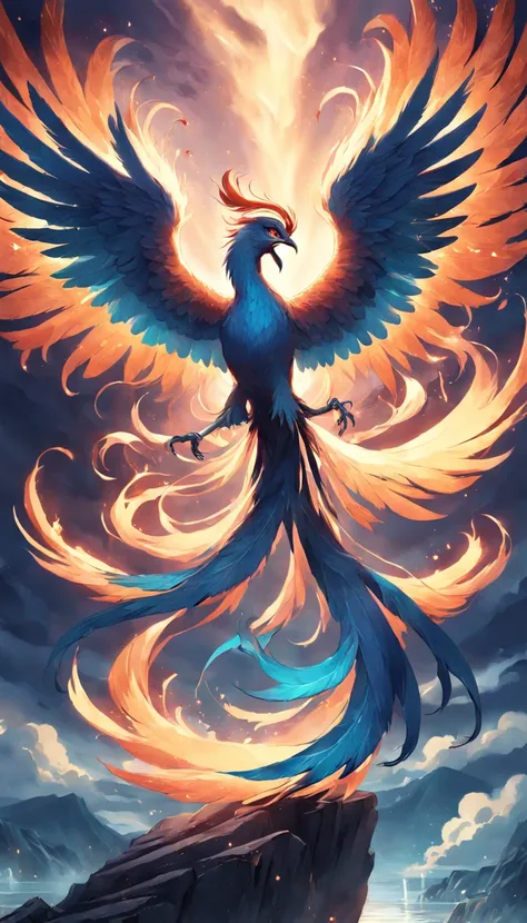 The phoenix, the divine bird in Greek mythology - SeaArt AI