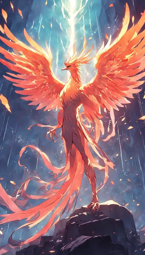 The phoenix, the divine bird in Greek mythology - SeaArt AI