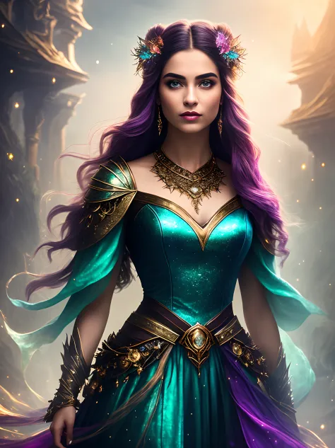 (((A beautiful magical young woman)))
Create a spellbinding image of a beautiful young woman in a fantasy realm, radiating an aura of enchantment. Utilize HDR lighting to enhance the mystical atmosphere, with soft and ethereal light casting gentle glows on...