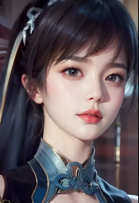 Best Quality, Masterpiece, Close Up of an Oriental Beauty, Need for Beauty, Asian, Dragon, Game CG, Lineage 2 Revolutionary Styl...