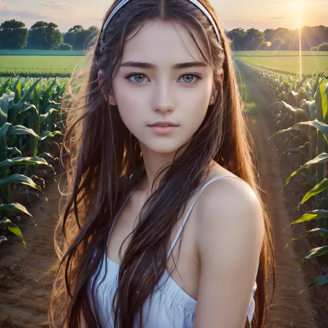 (in 8K、top-quality  high resolution、​masterpiece:1.2)、(Photorealsitic:1.4)、(detailed skins:1.3)、Beautiful french girl at 18 year...