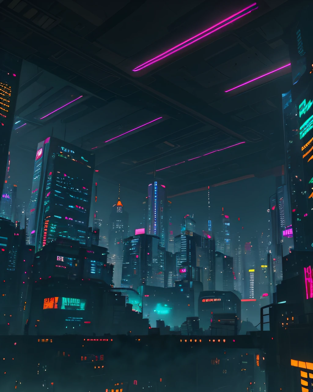 ville cyberpunk