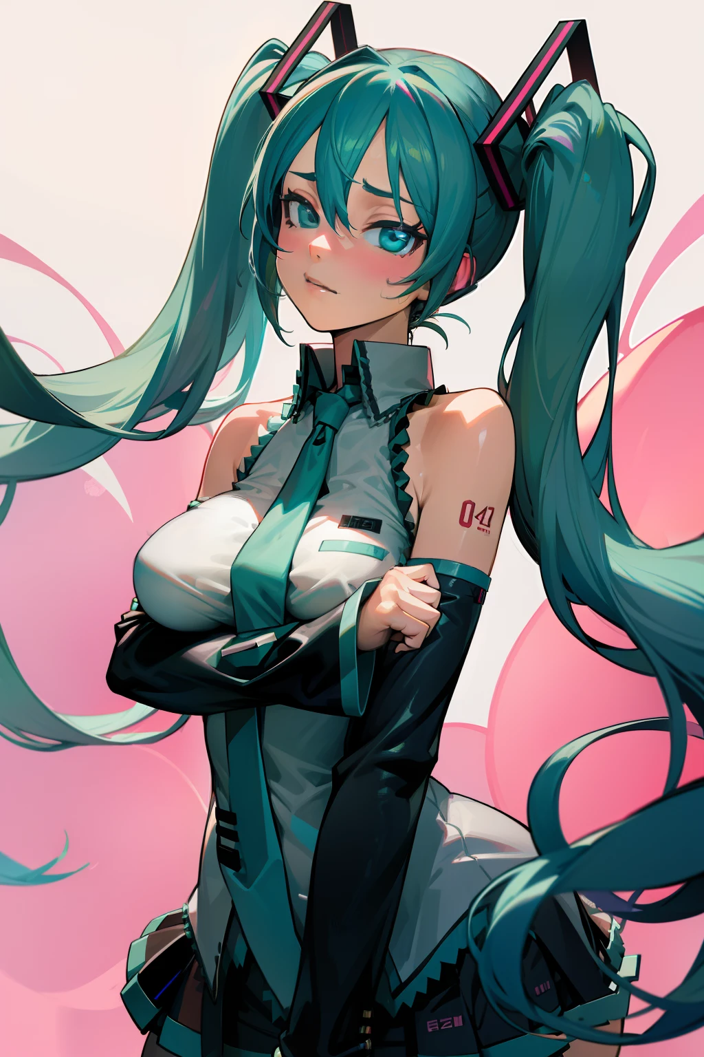 Big breasts Hatsune Miku，nakeness